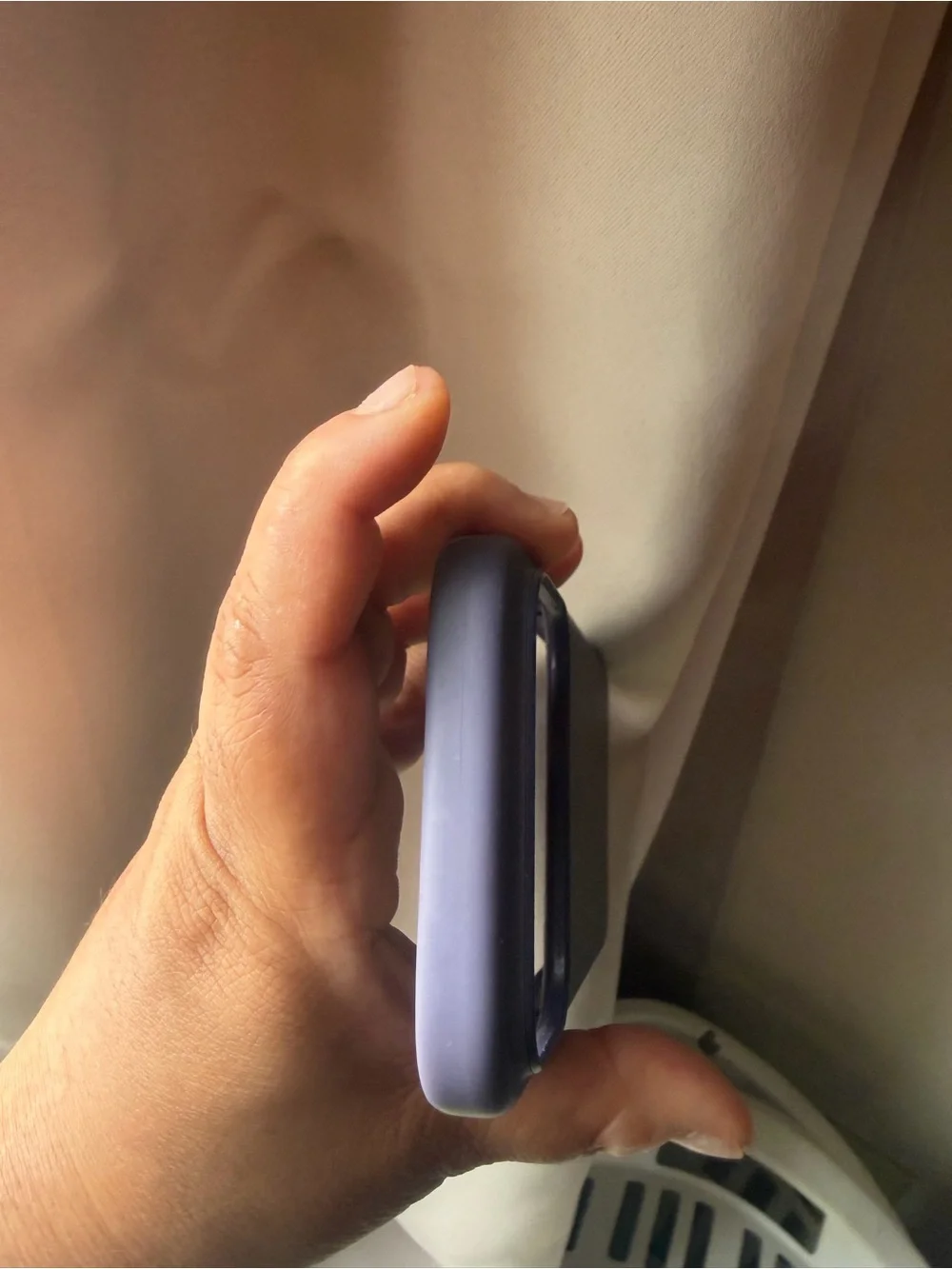 Apple Silicone iPhone Case in purple fog